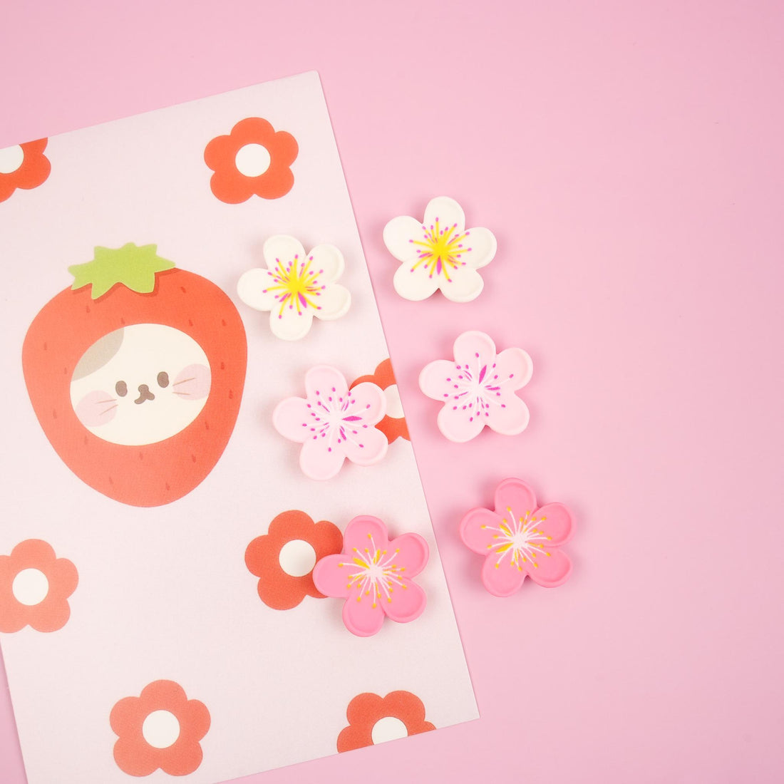 Sakura Flower Magnet Set
