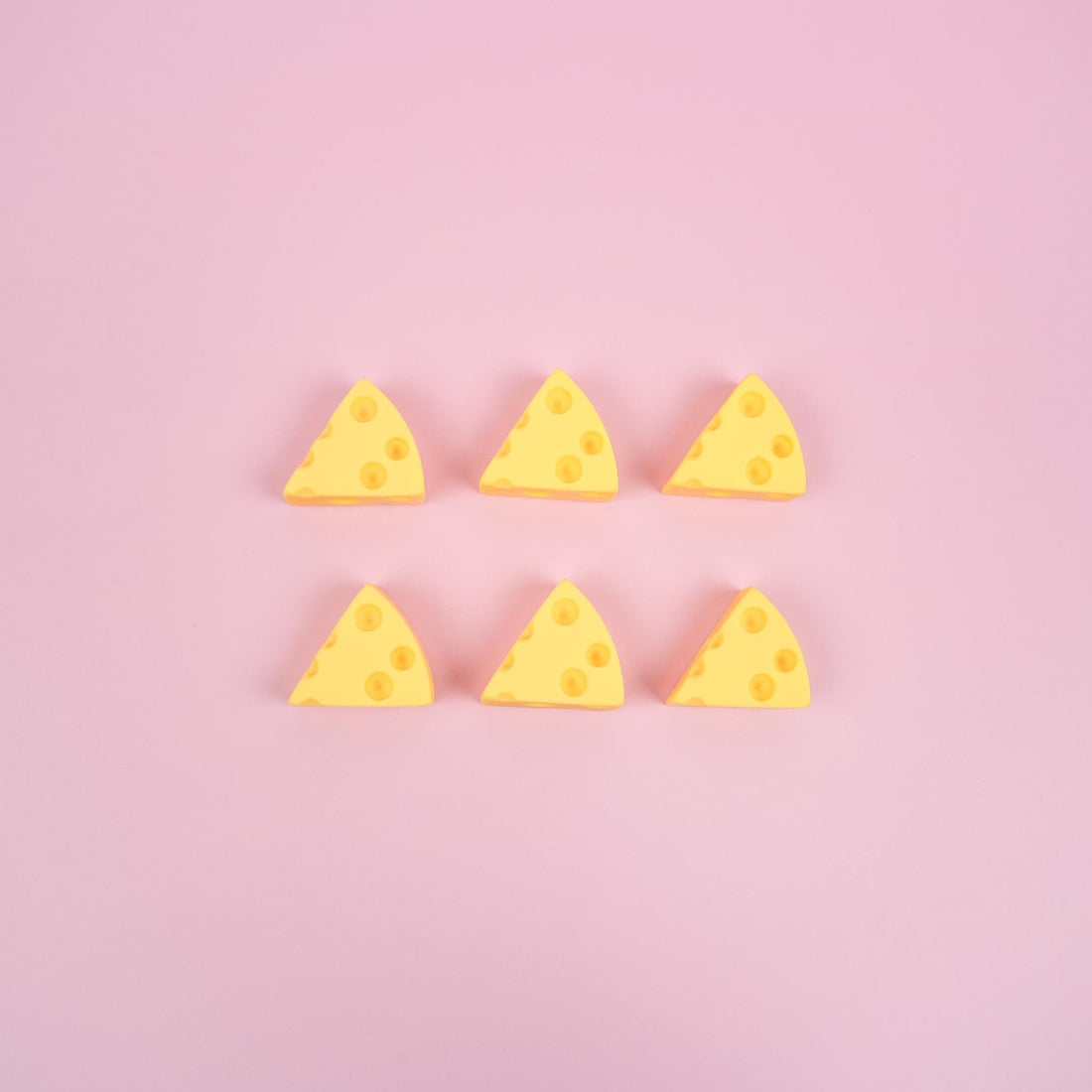 Cheese Wedges Magnet Set
