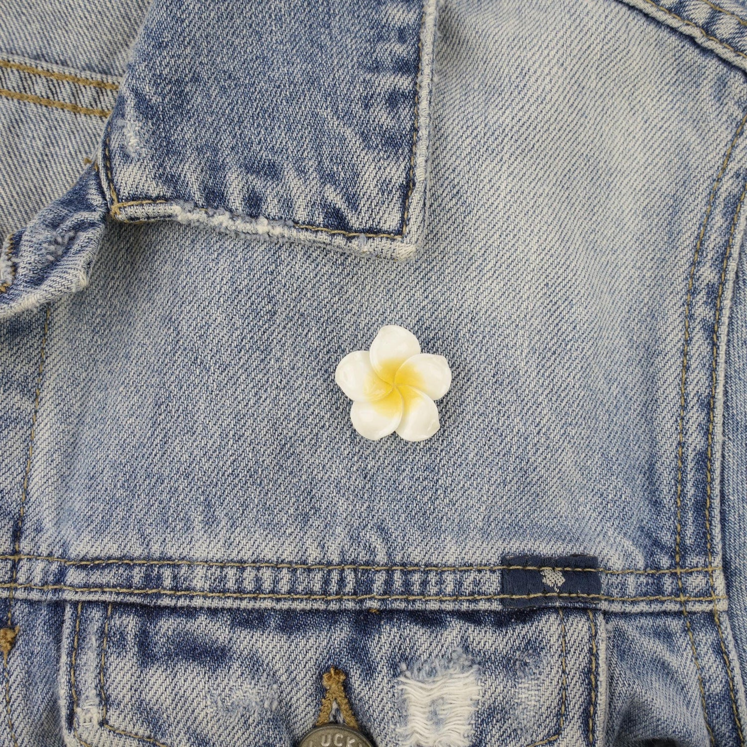 Plumeria Flower Pin