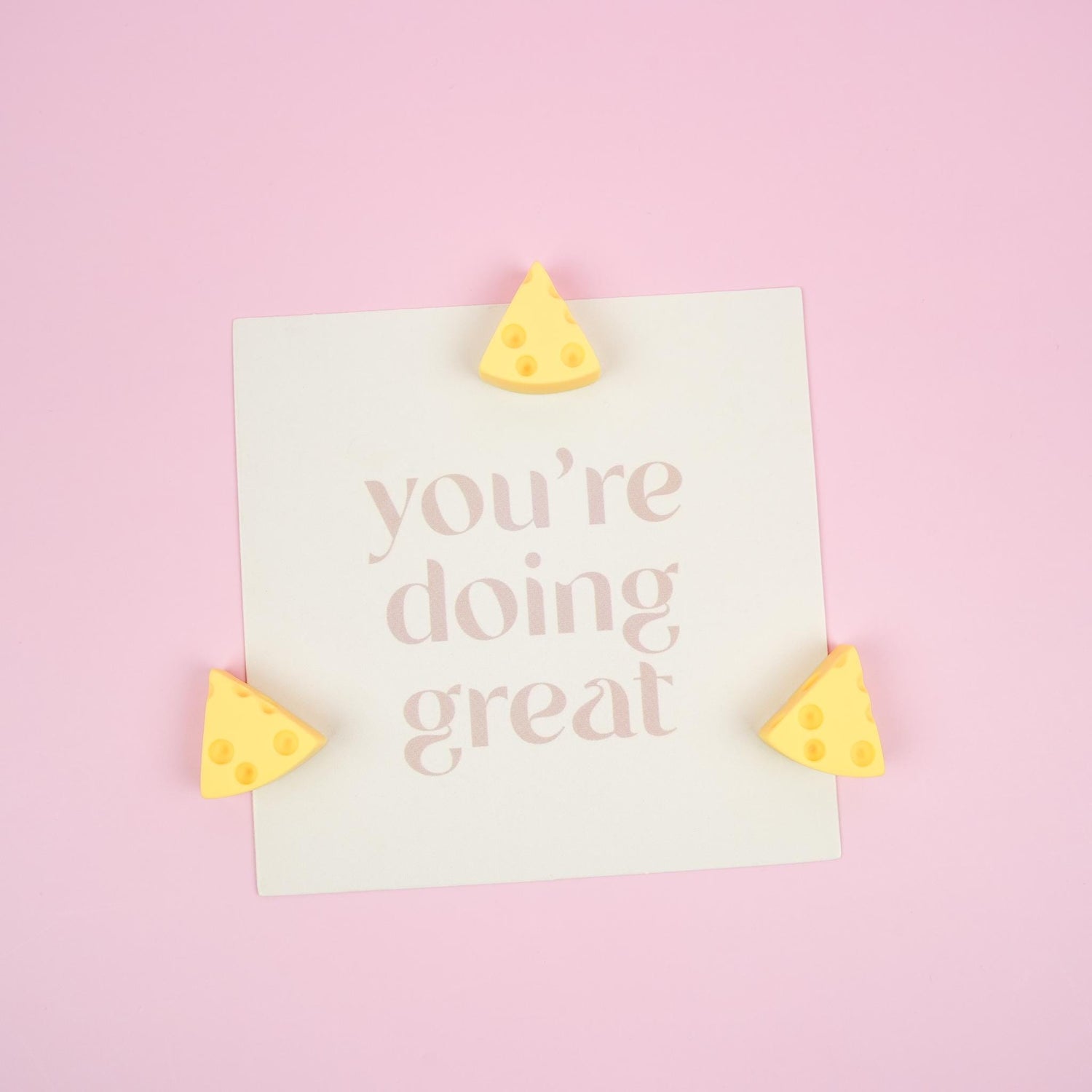 Cheese Wedges Magnet Set