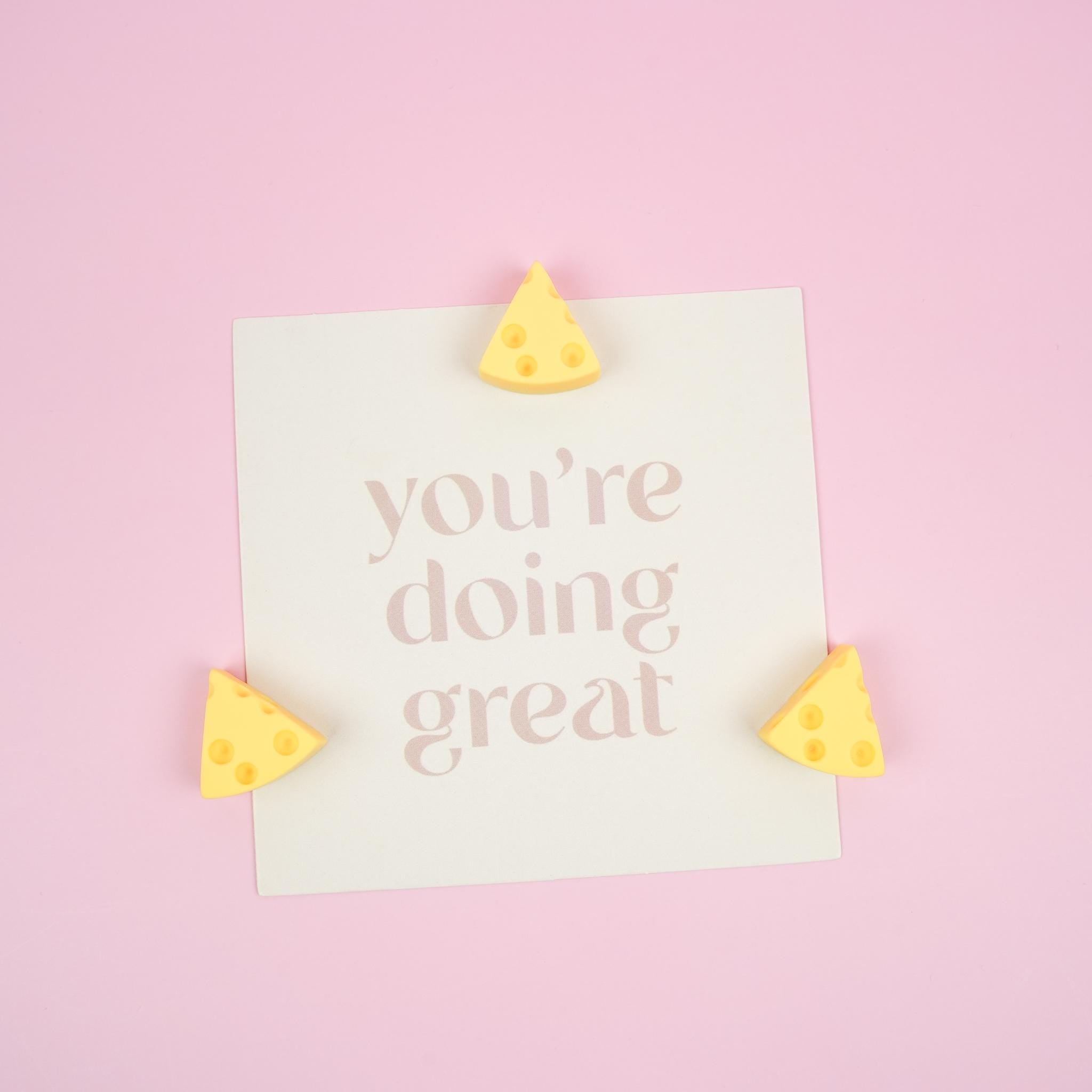 Cheese Wedges Magnet Set