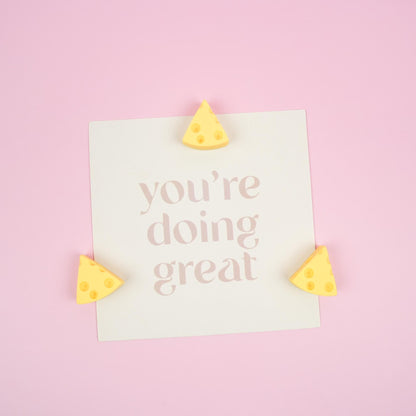 Cheese Wedges Magnet Set