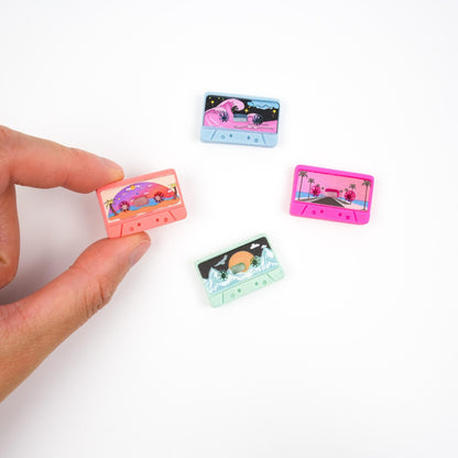 Retro Cassette Tape Pin