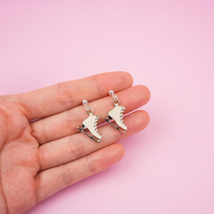 Ice Skates Dangle Earrings