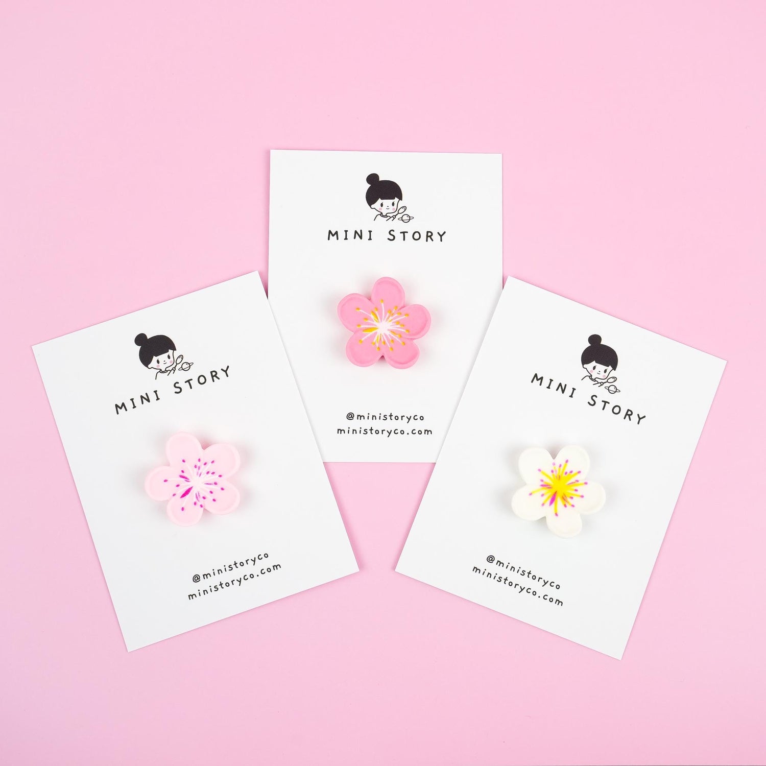 Sakura Flower Brooch