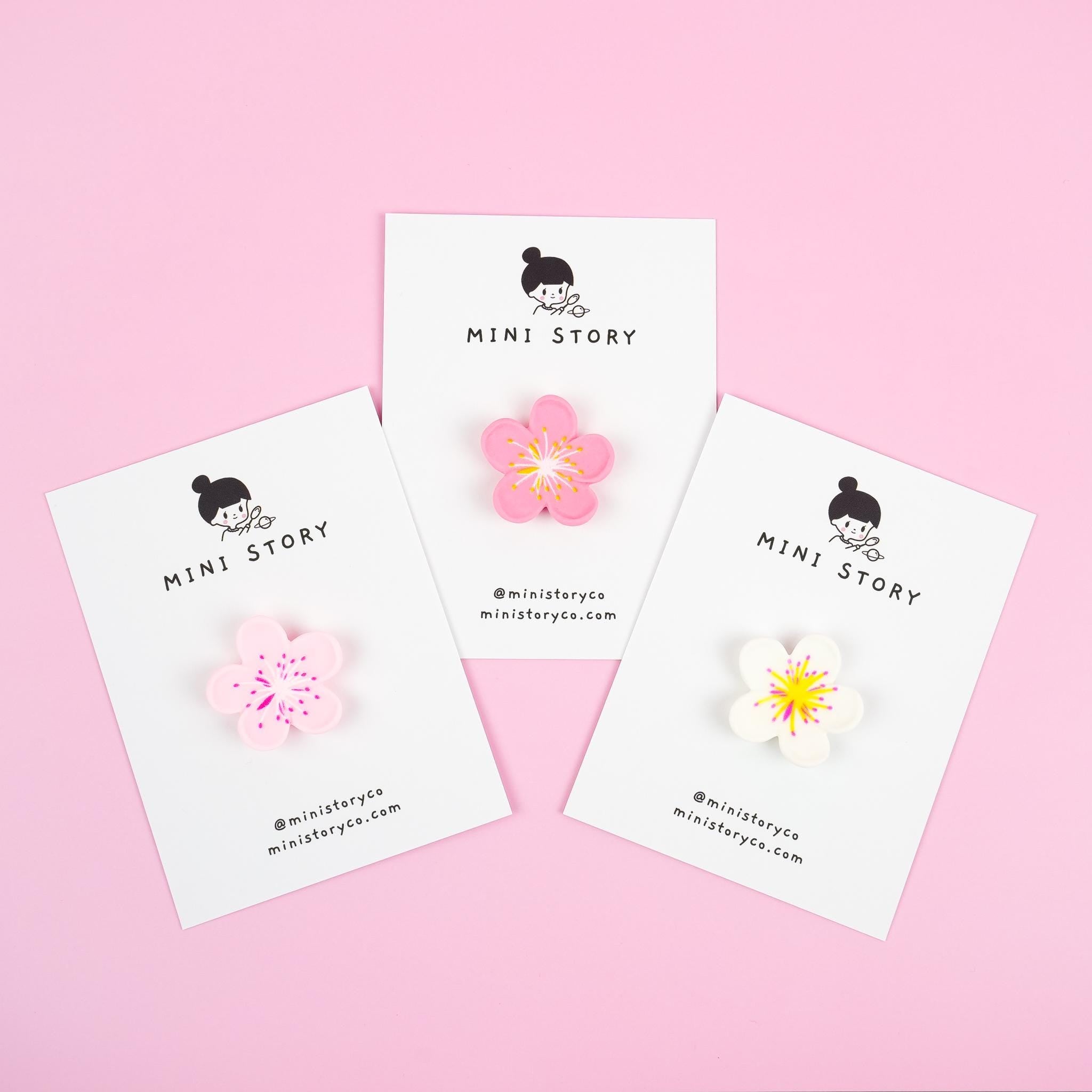 Sakura Flower Brooch