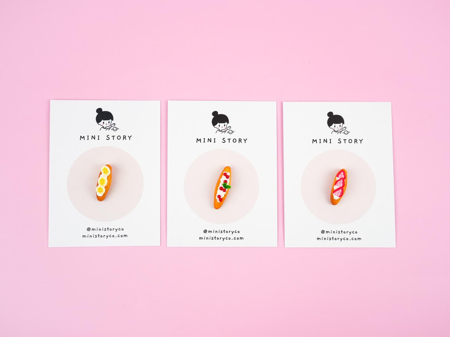 Fruit Éclair Pins