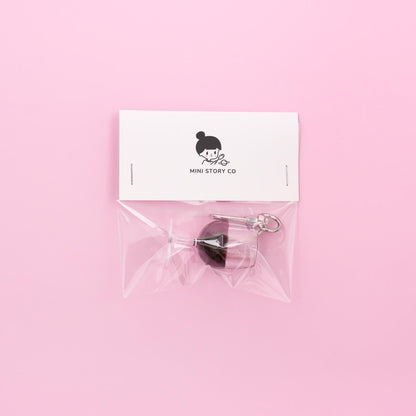Glass of Red Wine Keychain