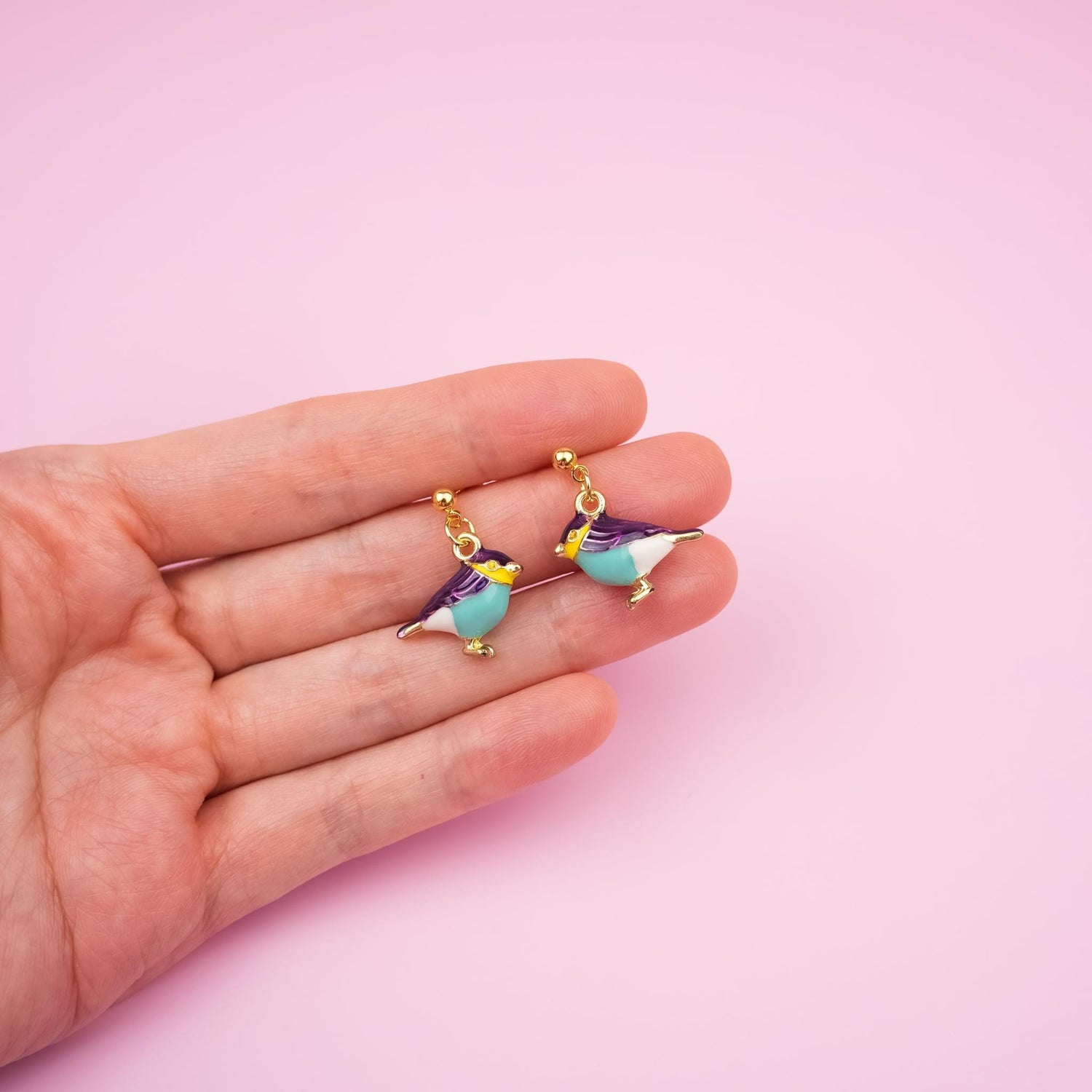 Robin Bird Dangle Earrings