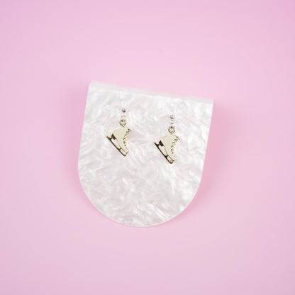 Ice Skates Dangle Earrings
