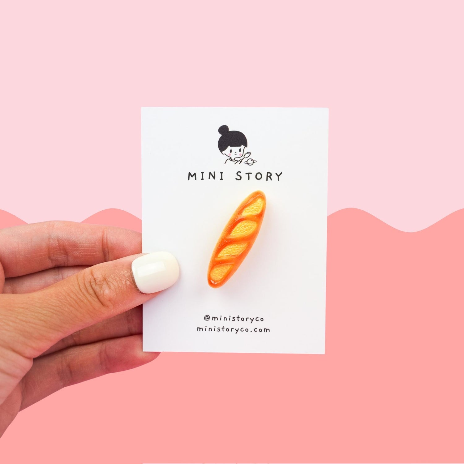 Bread Bakery Brooch | Baguette, Croissant, Pretzel Pins