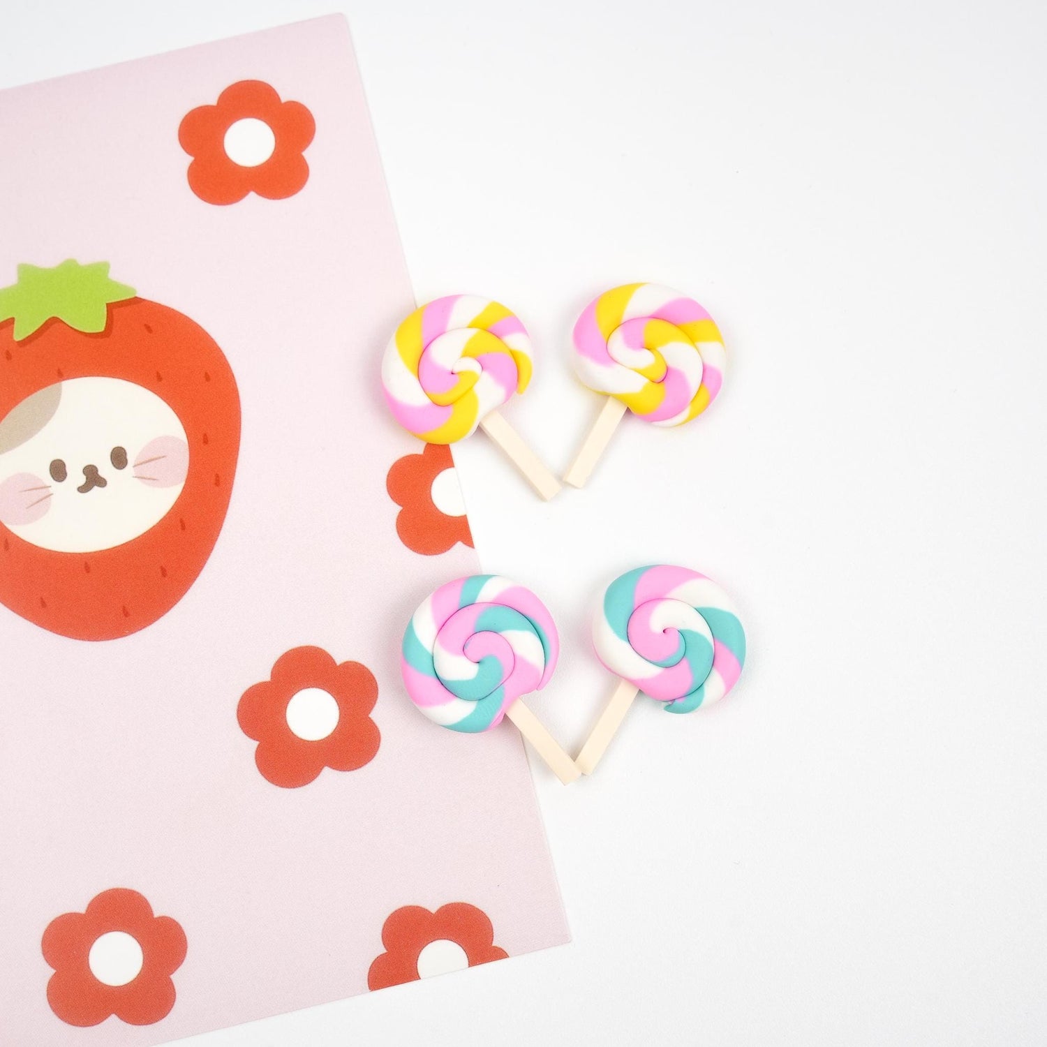 Swirl Lollipop Magnet Set