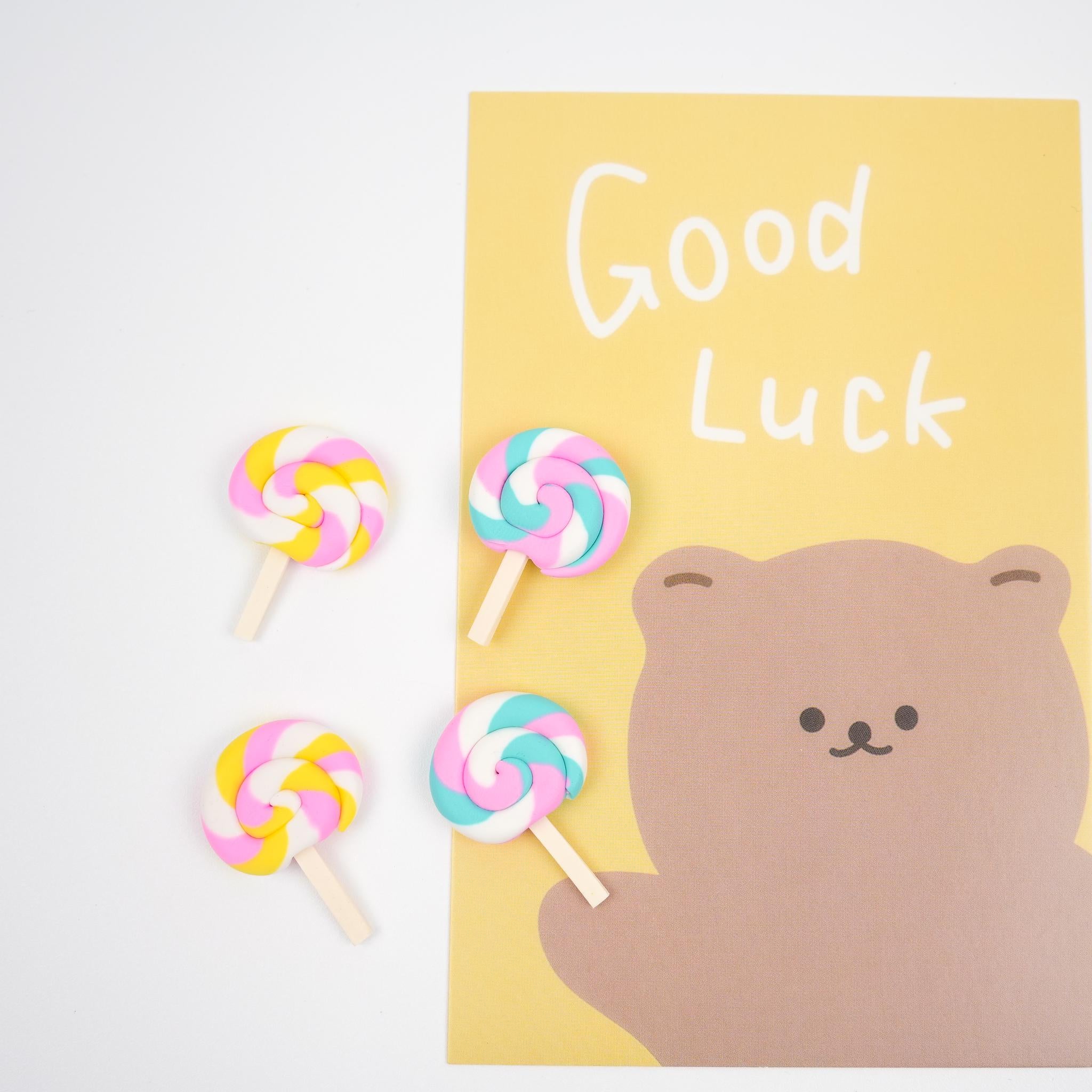 Swirl Lollipop Magnet Set