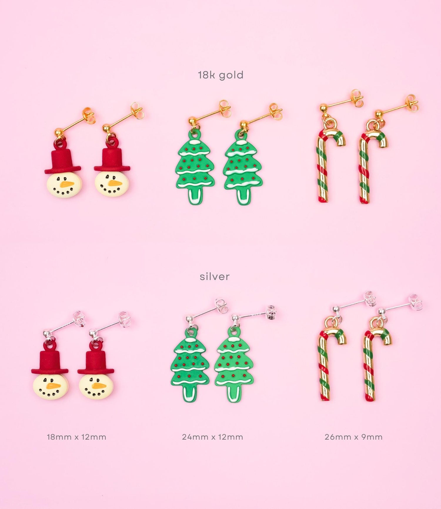 Christmas Dangle Earrings