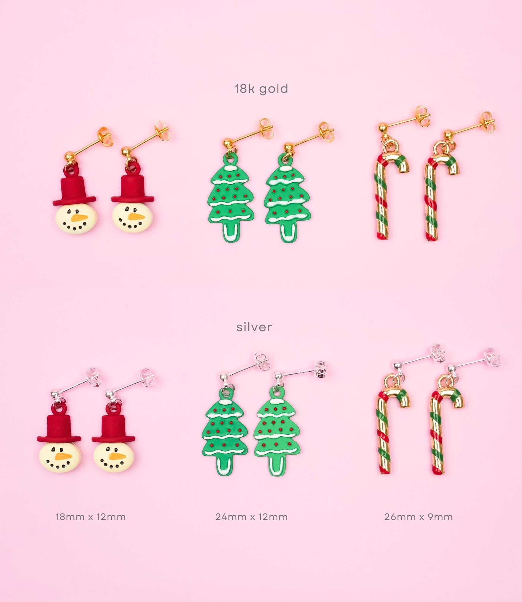 Christmas Dangle Earrings