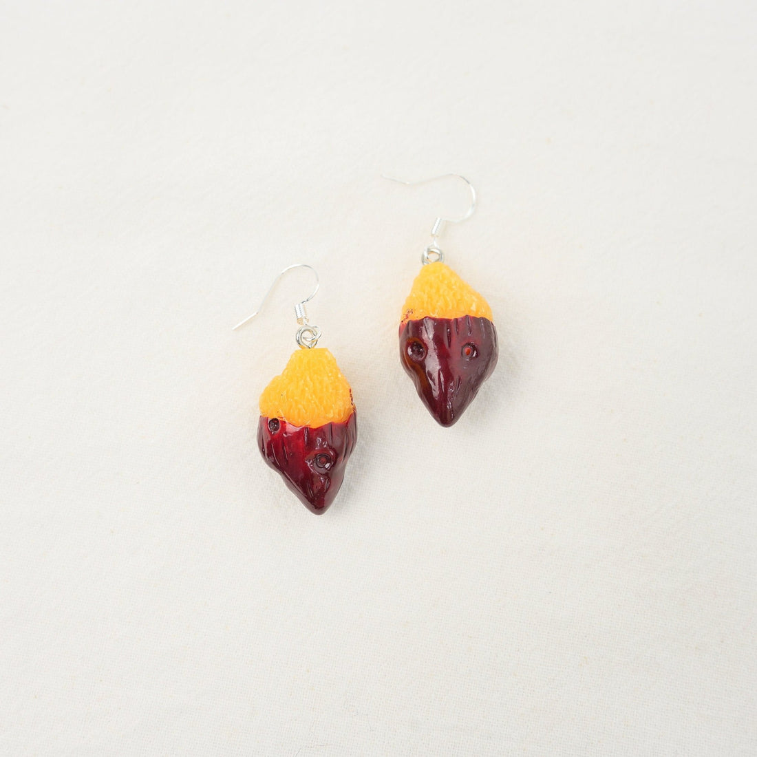 Korean Sweet Potato Dangle Earrings - Mini Story Co