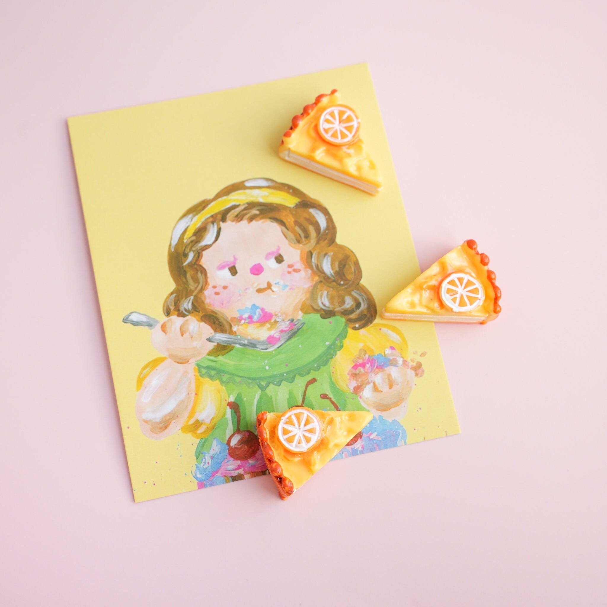 Lemon Pie Magnet Set - Mini Story Co