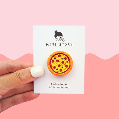 Pepperoni Pizza Pin - Mini Story Co