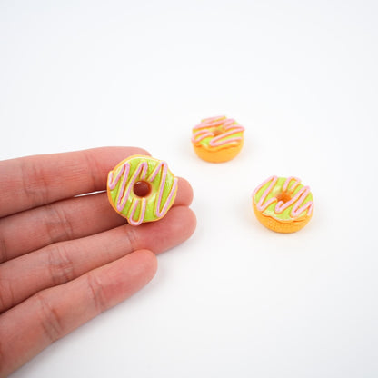 Pink Green Donut Pin - Mini Story Co
