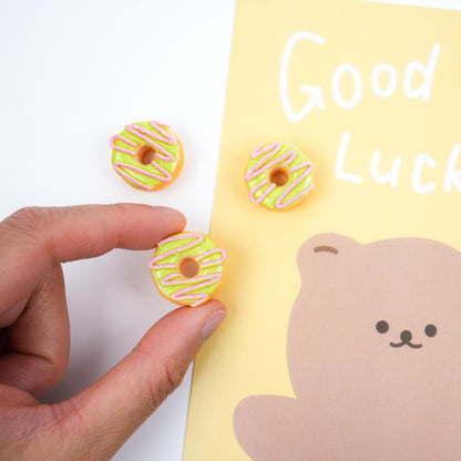 Pink Green Donut Pin - Mini Story Co