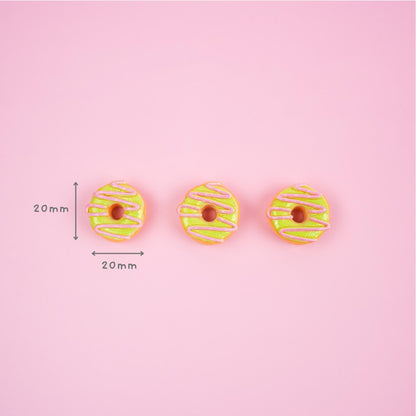 Pink Green Donut Pin - Mini Story Co