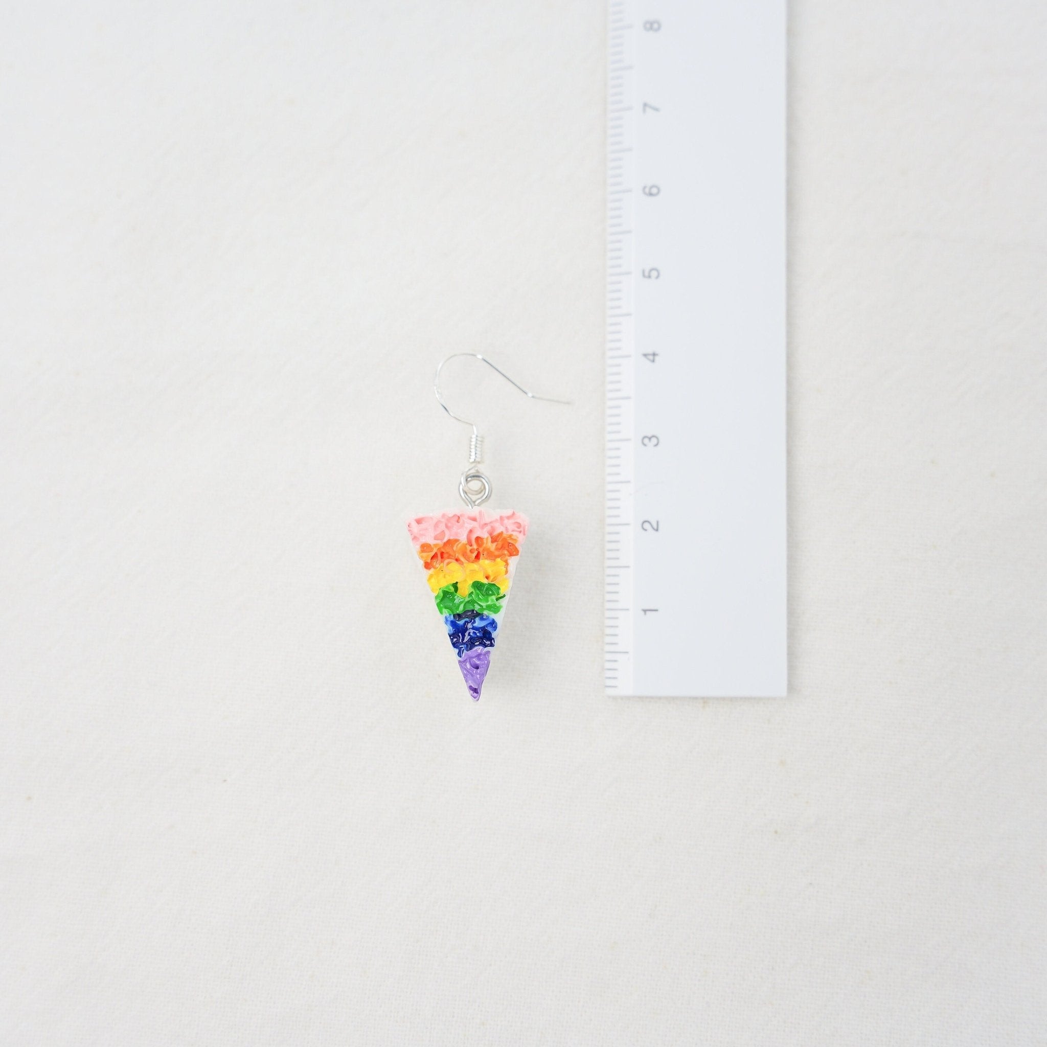 Rainbow Cake Dangle Earrings - Mini Story Co