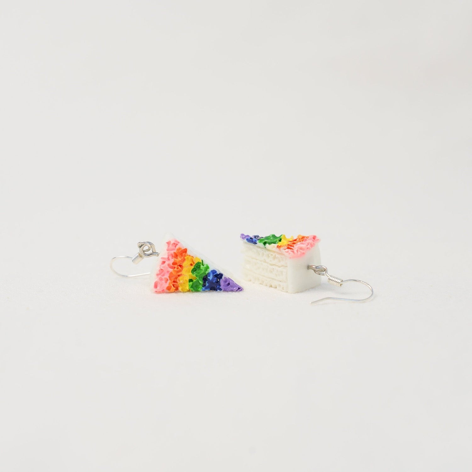 Rainbow Cake Dangle Earrings - Mini Story Co