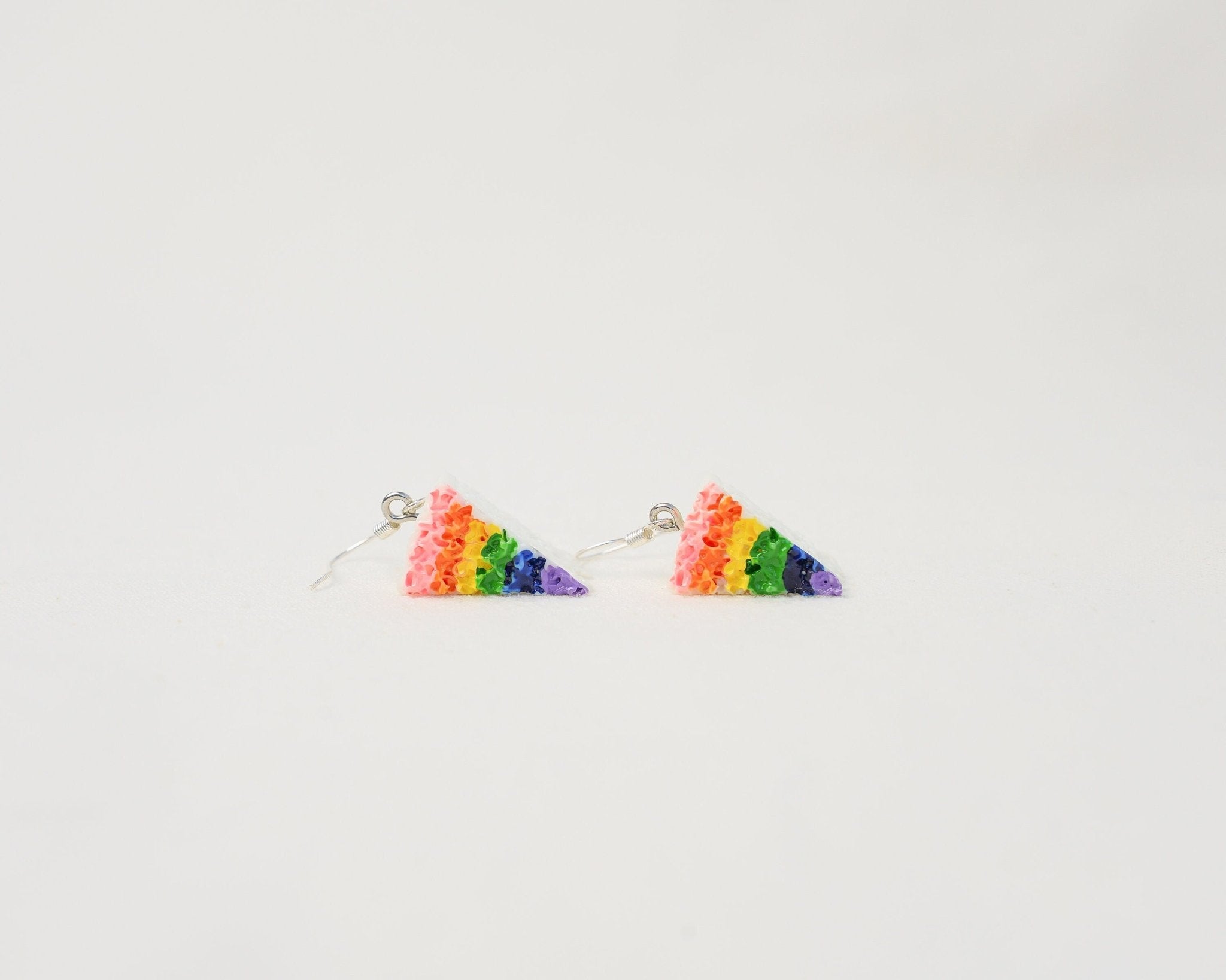 Rainbow Cake Dangle Earrings - Mini Story Co