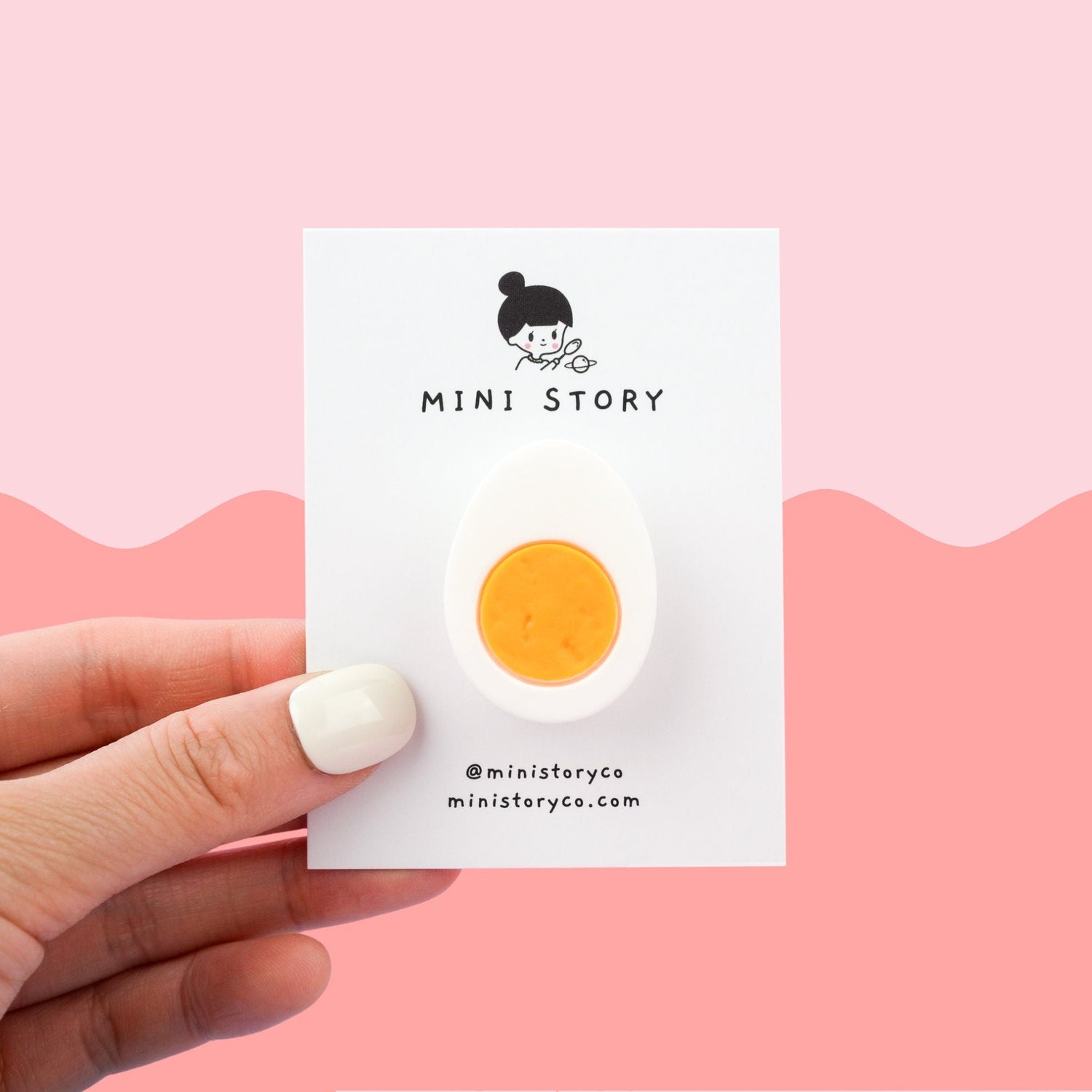 Ramen Egg Pin - Mini Story Co