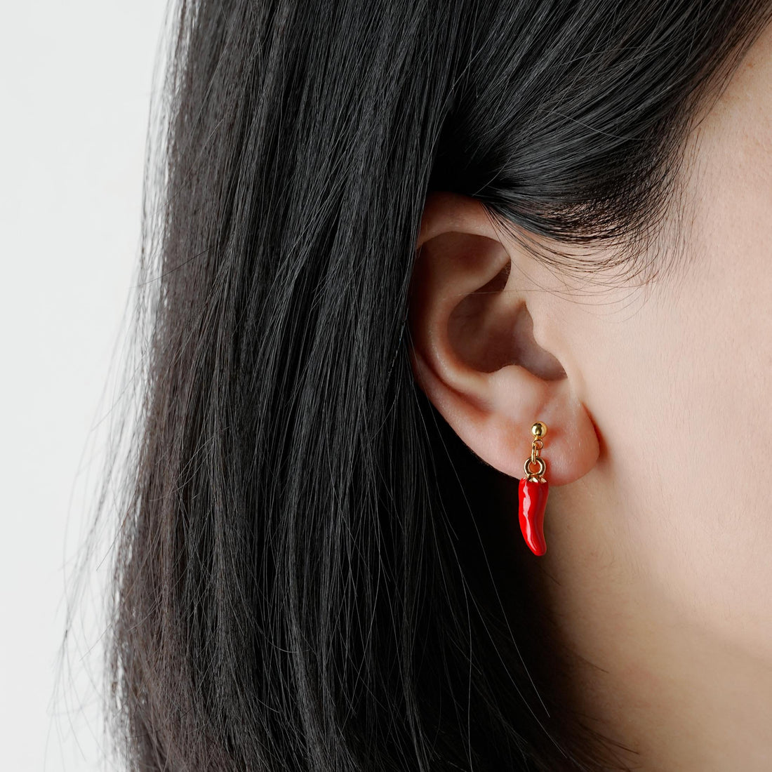 Red Chilli Pepper Dangle Earrings - Mini Story Co