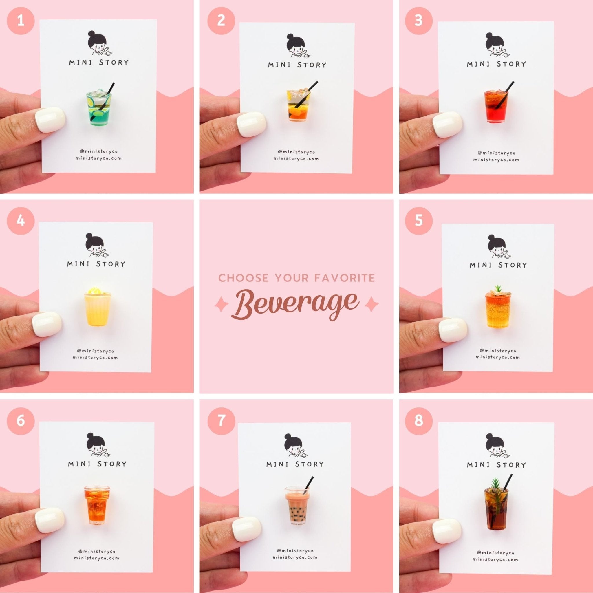 Refreshing Beverage Pin - Mini Story Co