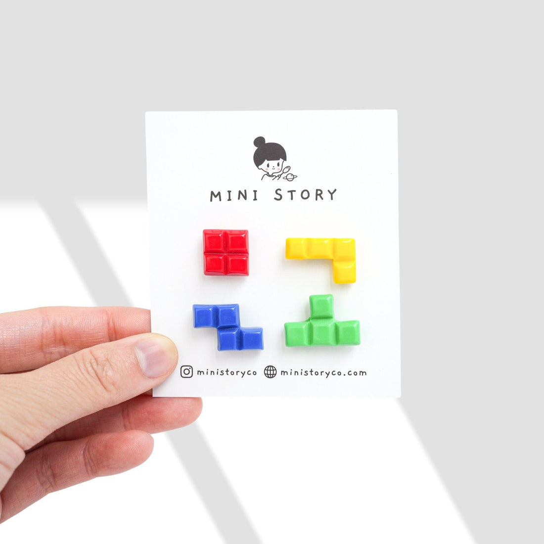 Retro Gaming Tetris Pin - Mini Story Co