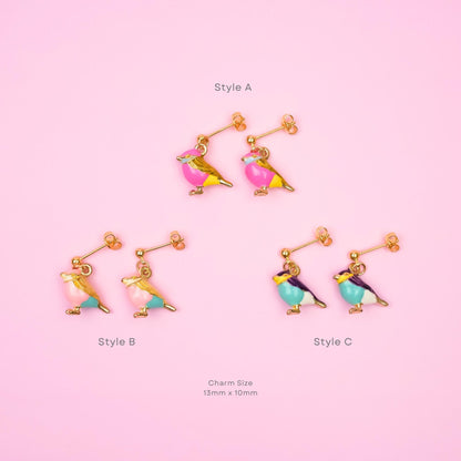 Robin Bird Dangle Earrings - Mini Story Co