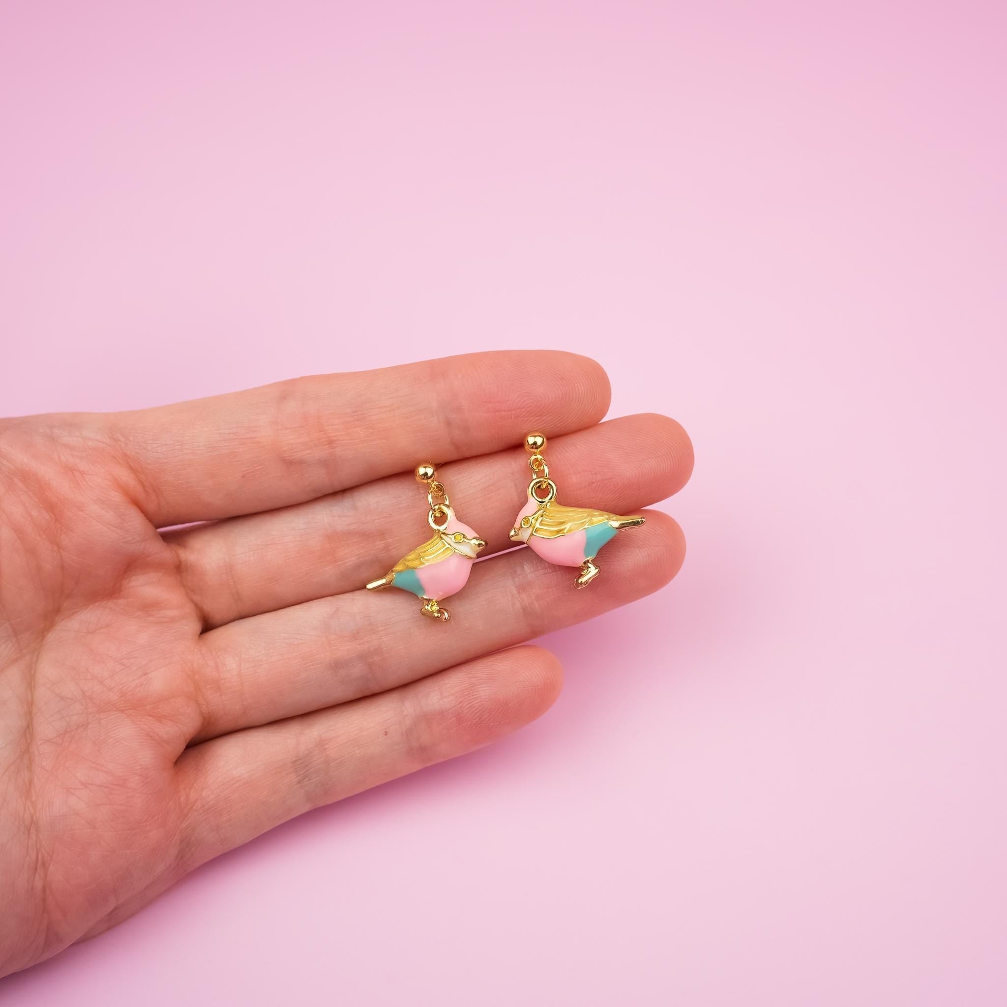 Robin Bird Dangle Earrings - Mini Story Co