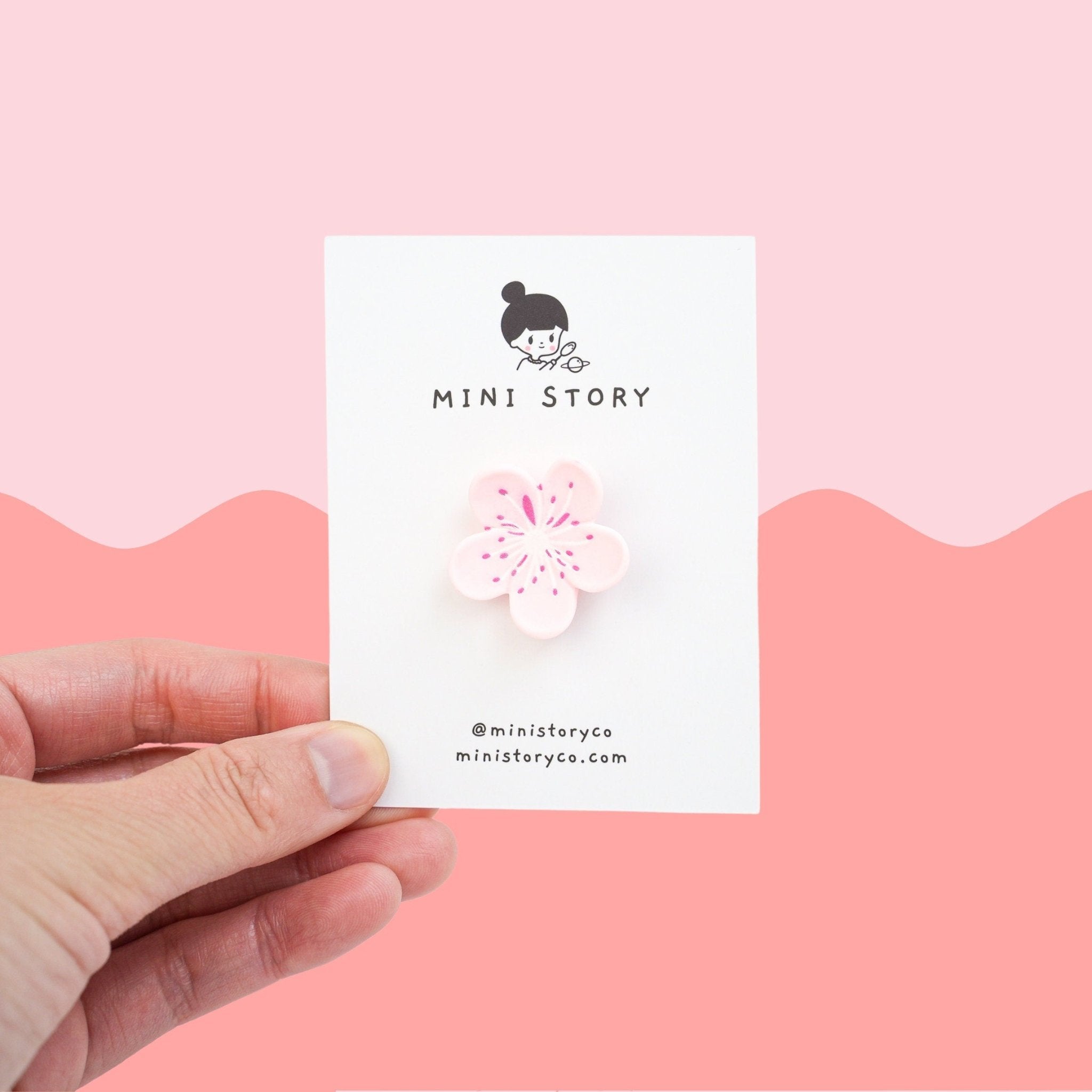 Sakura Flower Brooch - Mini Story Co