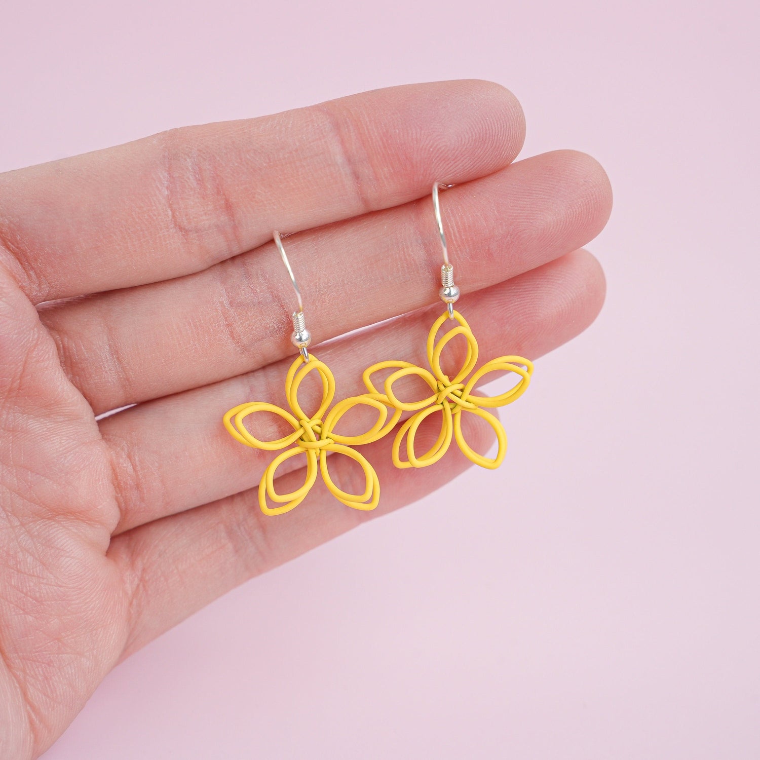 Sakura Flower Dangle Earrings - Mini Story Co