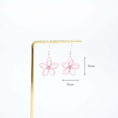 Sakura Flower Dangle Earrings - Mini Story Co