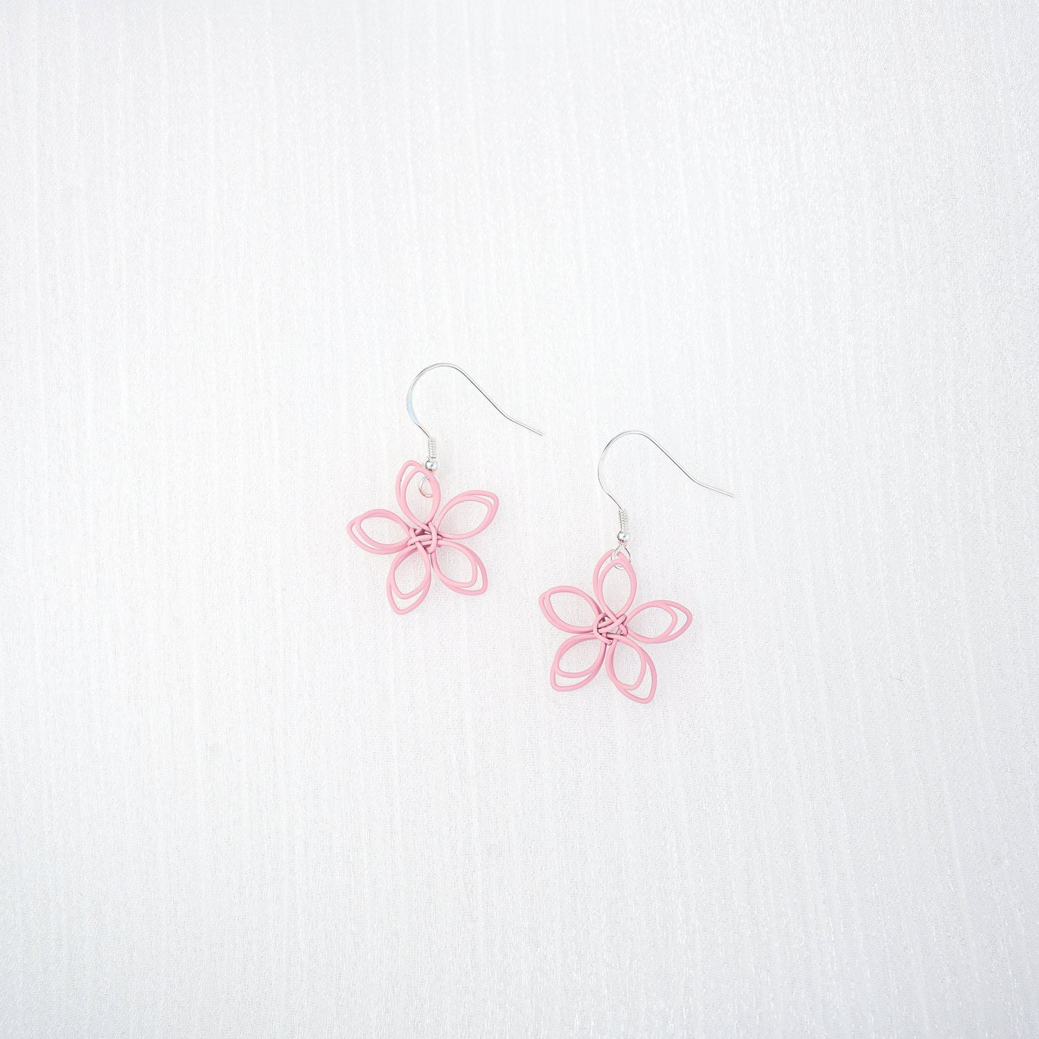 Sakura Flower Dangle Earrings - Mini Story Co