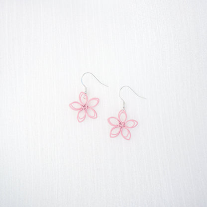 Sakura Flower Dangle Earrings - Mini Story Co