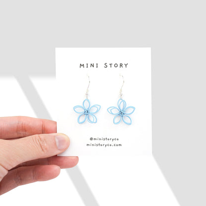 Sakura Flower Dangle Earrings - Mini Story Co