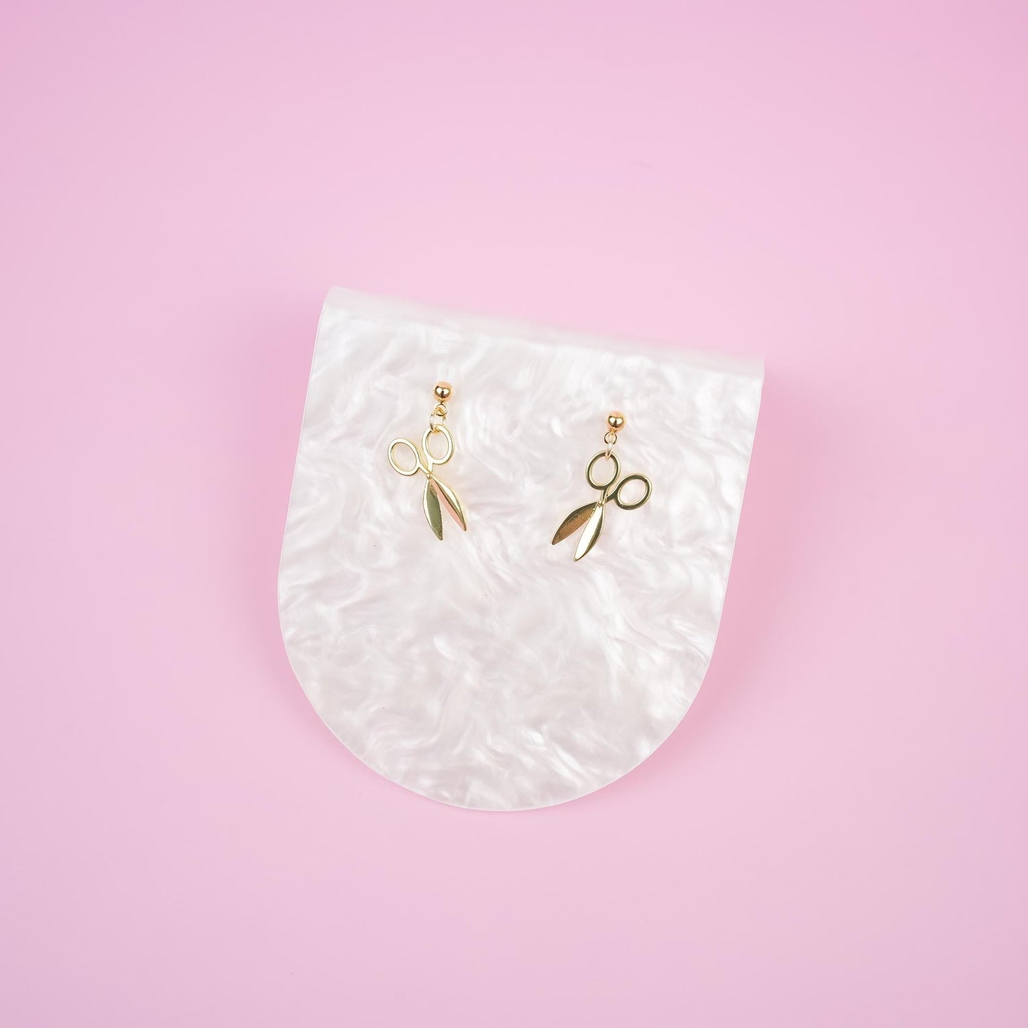 Silver Scissor Dangle Earrings - Mini Story Co