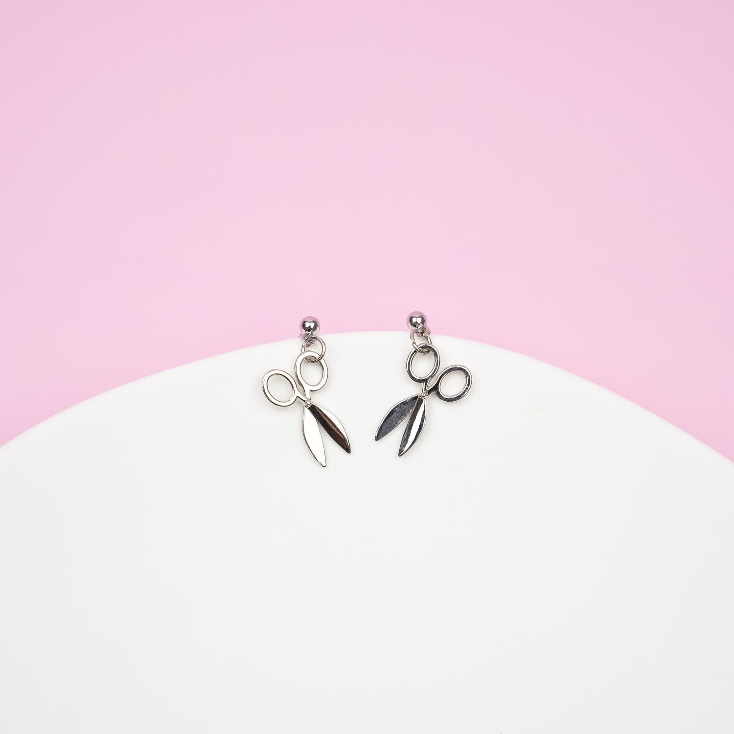 Silver Scissor Dangle Earrings - Mini Story Co