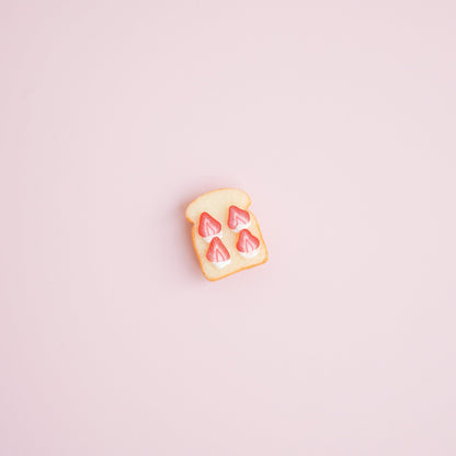 Strawberry Toast Pin - Mini Story Co