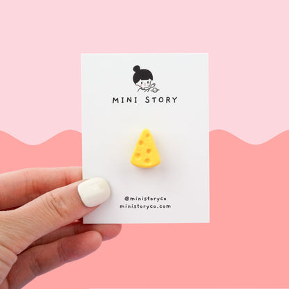 Swiss Cheese Pin - Mini Story Co