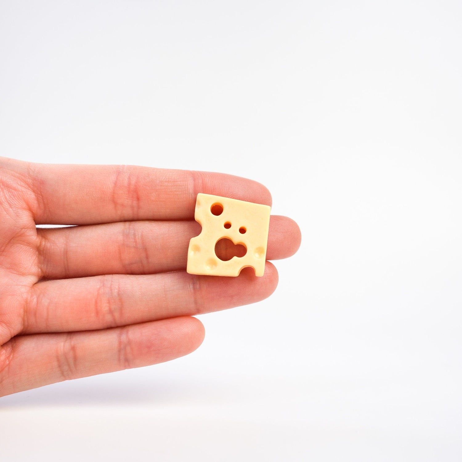 Swiss Cheese Slice Pin - Mini Story Co