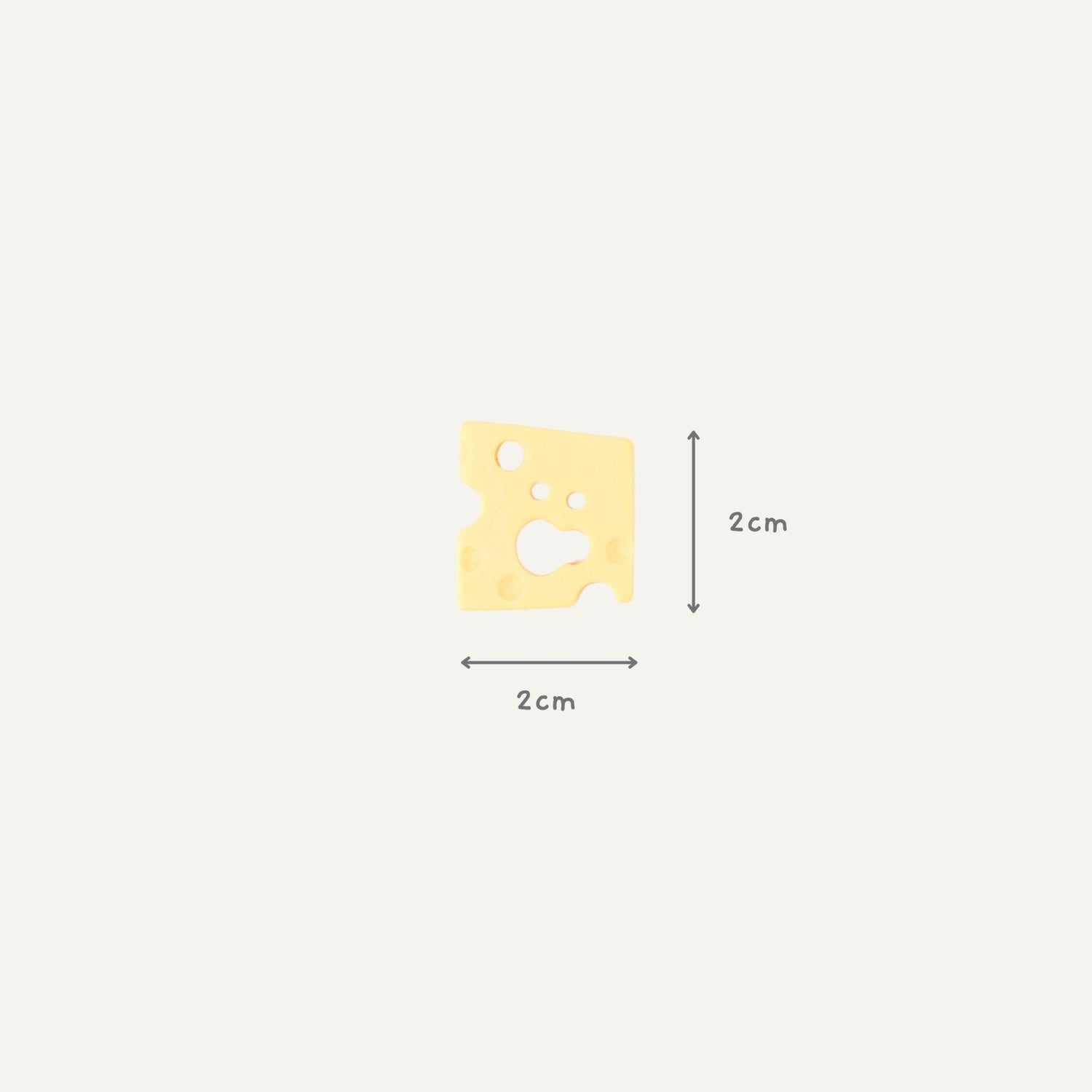 Swiss Cheese Slice Pin - Mini Story Co