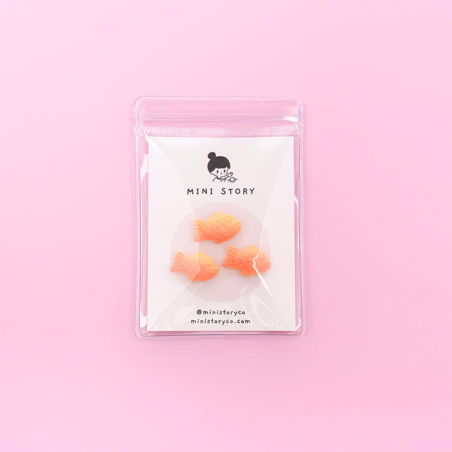 Taiyaki Magnet Set | Fish - shaped Pastry Fridge Magnet - Mini Story Co