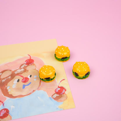 Tiny Burger Pin - Mini Story Co