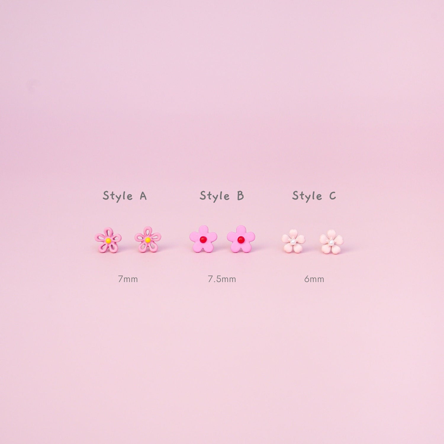 Tiny Flower Stud Earrings - Mini Story Co