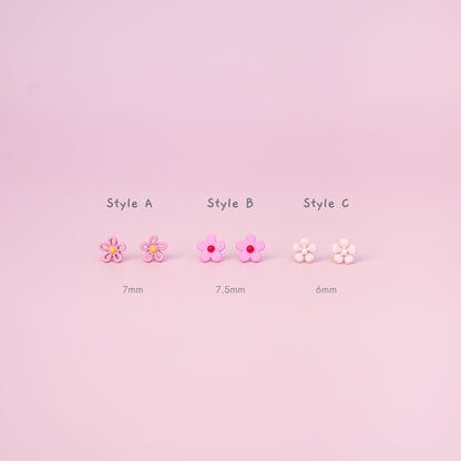 Tiny Flower Stud Earrings - Mini Story Co